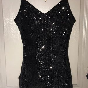 Black sparkly dress